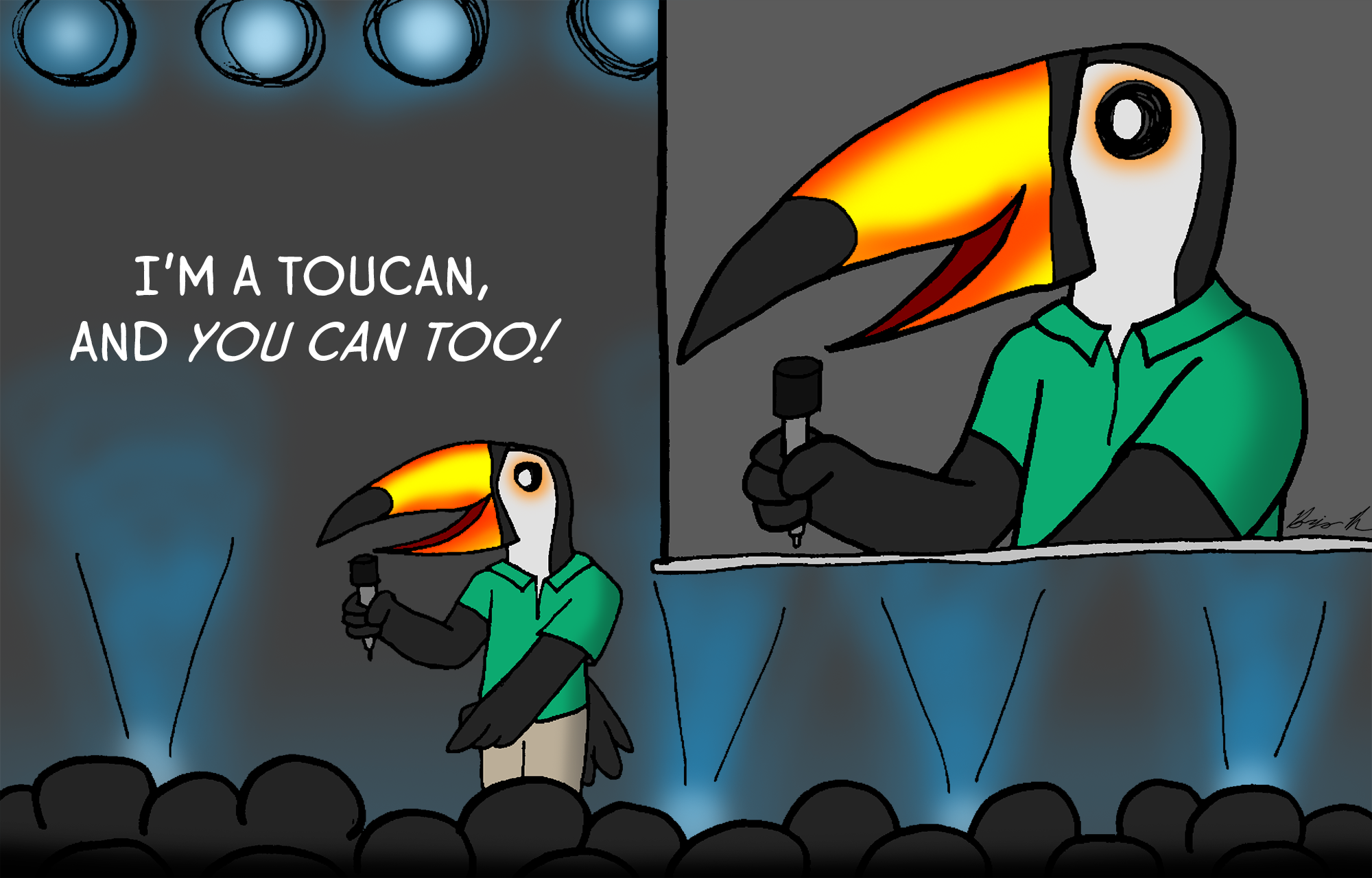 Motivational Toucan